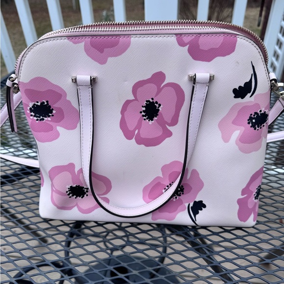 Kate Spade Light Pink Floral Crossbody Bag - Picture 3 of 4